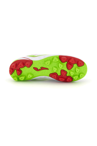Scarpe da calcio bianche verdi e rosse con tacchetti Joma TOJW2602HG