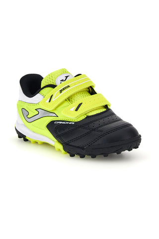 Scarpe da calcio gialle fluo e nere con strappo Joma CAJW2601TFV