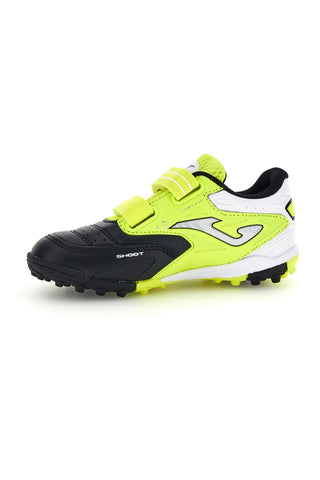 Scarpe da calcio gialle fluo e nere con strappo Joma CAJW2601TFV