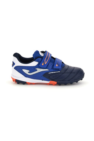 Scarpe da calcio blu e arancioni con strappo Joma CAJW2603TFV