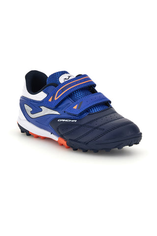 Scarpe da calcio blu e arancioni con strappo Joma CAJW2603TFV