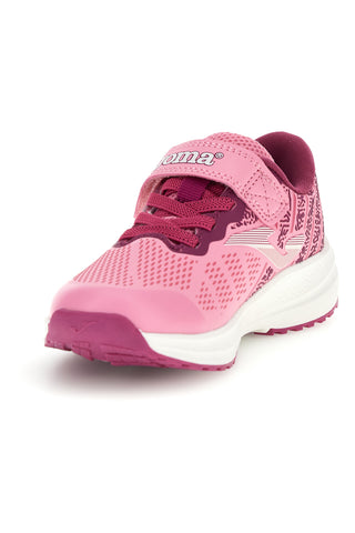 Scarpe da ginnastica rosa con velcro e lacci elastici Joma Jvictw2610V