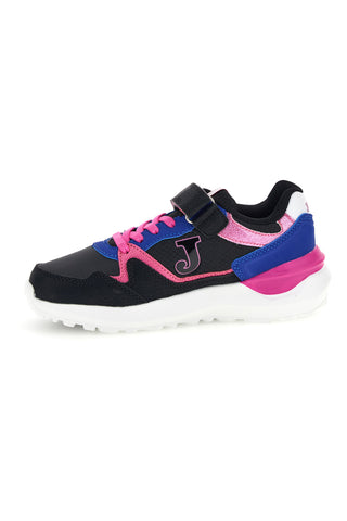 Schwarze Sneaker mit Details in Fuchsia und Blau – Joma J3080W2601