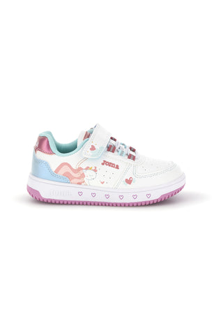 Sneakers bianche con dettagli rosa e azzurri Joma JPIPEW2602V