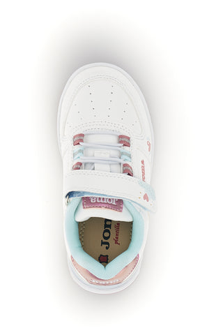 Sneakers bianche con dettagli rosa e azzurri Joma JPIPEW2602V