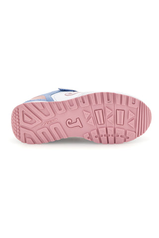 Sneakers bianche con inserti rosa e azzurri e strappo Joma JTORW2632V