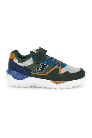 Sneakers verdi e blu con dettagli ocra Joma J3080W2615V