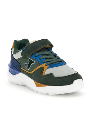 Sneakers verdi e blu con dettagli ocra Joma J3080W2615V