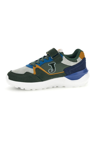Sneakers verdi e blu con dettagli ocra Joma J3080W2615V