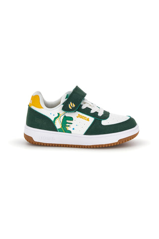 Sneakers bianche e verdi con stampa dinosauro Joma JPIPEW2615V