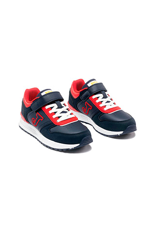 Blaue und rote Sneaker mit Klettverschluss von Joma, Modell JTORW2603V