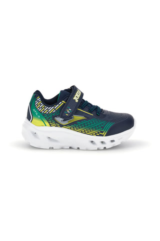 Sneakers blu con dettagli verdi e luci Joma JATILW2603V