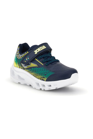 Sneakers blu con dettagli verdi e luci Joma JATILW2603V