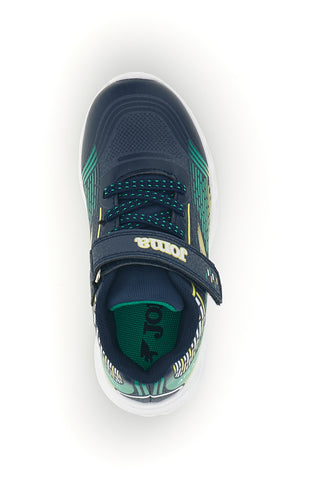 Sneakers blu con dettagli verdi e luci Joma JATILW2603V