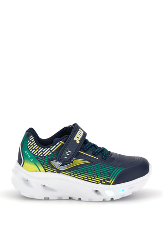 Sneakers blu con dettagli verdi e luci Joma JATILW2603V