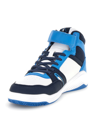 Weiß-blaue High-Top-Sneaker mit Klettverschluss von Joma, Modell JPLAMW2604V