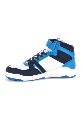 Weiß-blaue High-Top-Sneaker mit Klettverschluss von Joma, Modell JPLAMW2604V