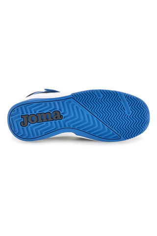 Weiß-blaue High-Top-Sneaker mit Klettverschluss von Joma, Modell JPLAMW2604V