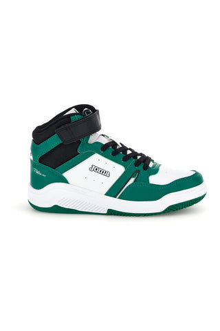 Sneakers alte bianche e verdi con strappo Joma JPLAMW2615V