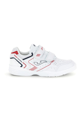 Sneakers bianche con doppio strappo e dettagli rossi e blu Joma WSCHOW2632V