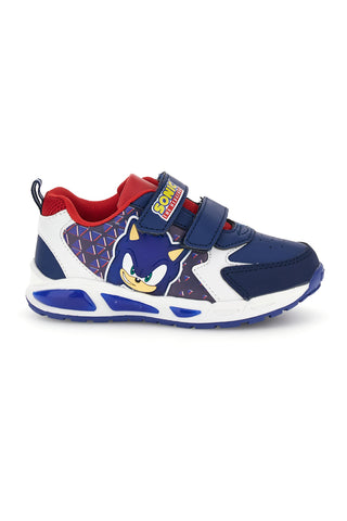 Scarpe bianche e blu con luci Sonic N9610140S