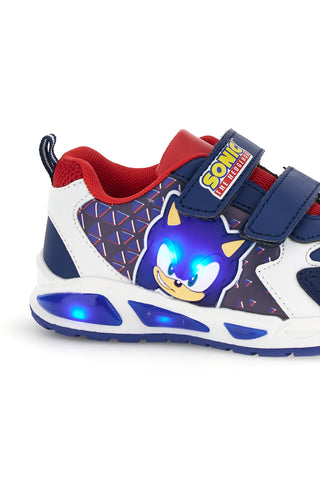 Scarpe bianche e blu con luci Sonic N9610140S