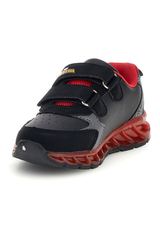 Scarpe nere e rosse con luci Spiderman R1310616S
