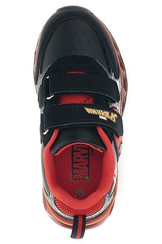 Scarpe nere e rosse con luci Spiderman R1310616S