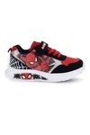 Scarpe nere e rosse con luci Spiderman R1310719S