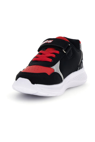 Scarpe nere e rosse con luci Spiderman R1310719S