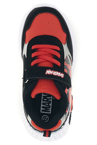 Scarpe nere e rosse con luci Spiderman R1310719S