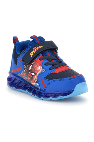 Sneakers blu e rosse con luci LED Spiderman R1310629S