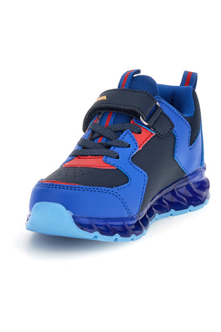 Sneakers blu e rosse con luci LED Spiderman R1310629S