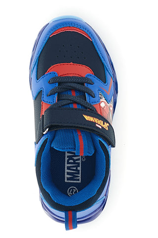Sneakers blu e rosse con luci LED Spiderman R1310629S
