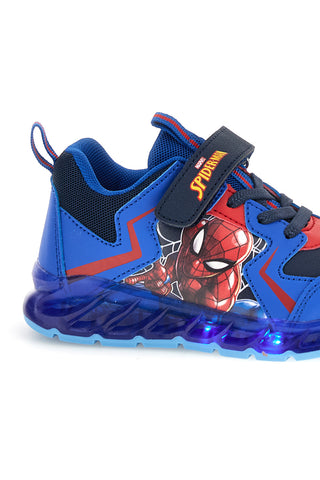 Sneakers blu e rosse con luci LED Spiderman R1310629S