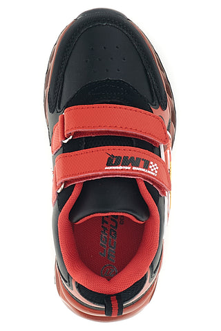 Scarpe nere e rosse con luci Cars D5010217S