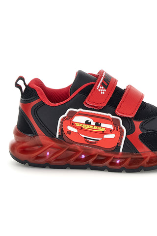 Scarpe nere e rosse con luci Cars D5010217S