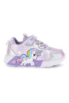 Lila Schuhe mit Lichteffekten Unicorn S8010269S