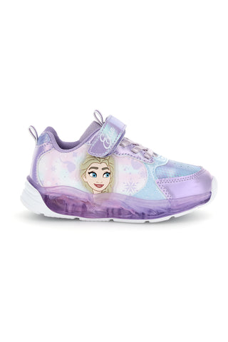 Scarpe lilla e azzurre con luci Frozen D4310808S