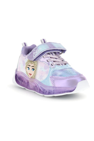 Scarpe lilla e azzurre con luci Frozen D4310808S