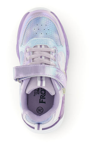 Scarpe lilla e azzurre con luci Frozen D4310808S