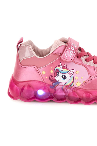 Scarpe rosa con luci Unicorn S8010192S
