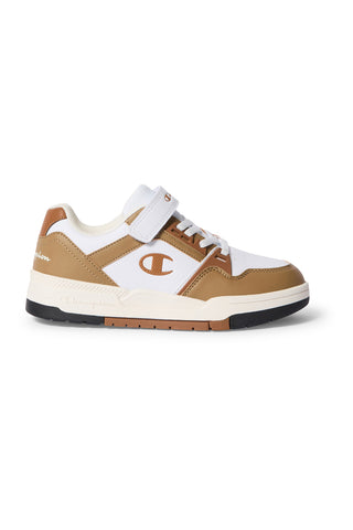 Beige-weiße Sneaker mit Klettverschluss Champion RD18 Heritage Evolve B PS