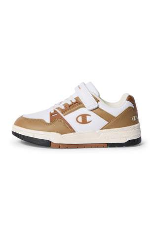 Beige-weiße Sneaker mit Klettverschluss Champion RD18 Heritage Evolve B PS