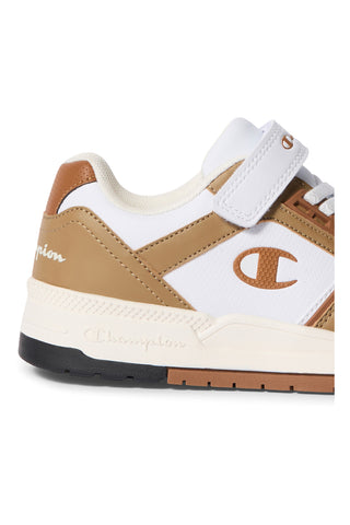 Beige-weiße Sneaker mit Klettverschluss Champion RD18 Heritage Evolve B PS