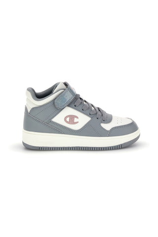 Graue High-Top-Sneaker mit Klettverschluss Champion RD18 Mid G PS