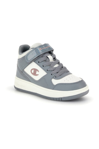Graue High-Top-Sneaker mit Klettverschluss Champion RD18 Mid G PS