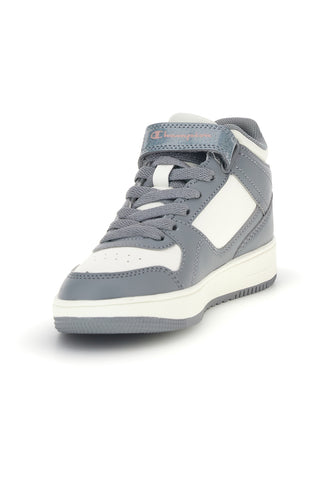 Graue High-Top-Sneaker mit Klettverschluss Champion RD18 Mid G PS