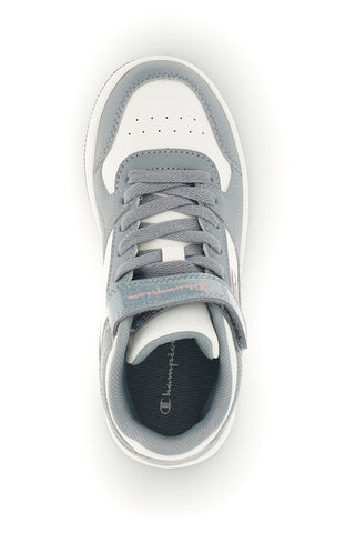Graue High-Top-Sneaker mit Klettverschluss Champion RD18 Mid G PS