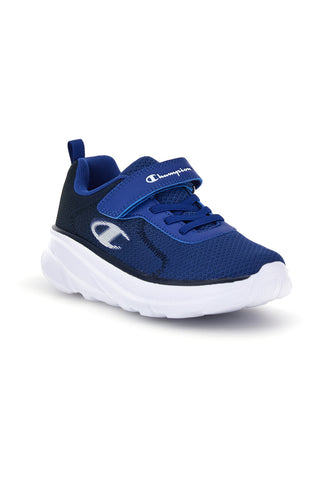 Blaue Sneaker mit Klettverschluss Champion HRO J B PS Low Cut